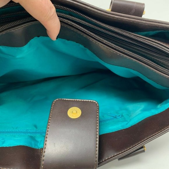 Case Logic Structured Work Tote Organizer Shoulder Bag Laptop Commuter Brown - Picture 7 of 8